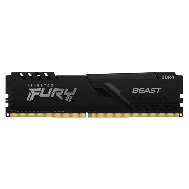 Memoria Kingston Fury Beast, 8GB, DDR4-3200MHz, PC4-25600, CL16, 1.35V, 288-Pines, XMP 2.0