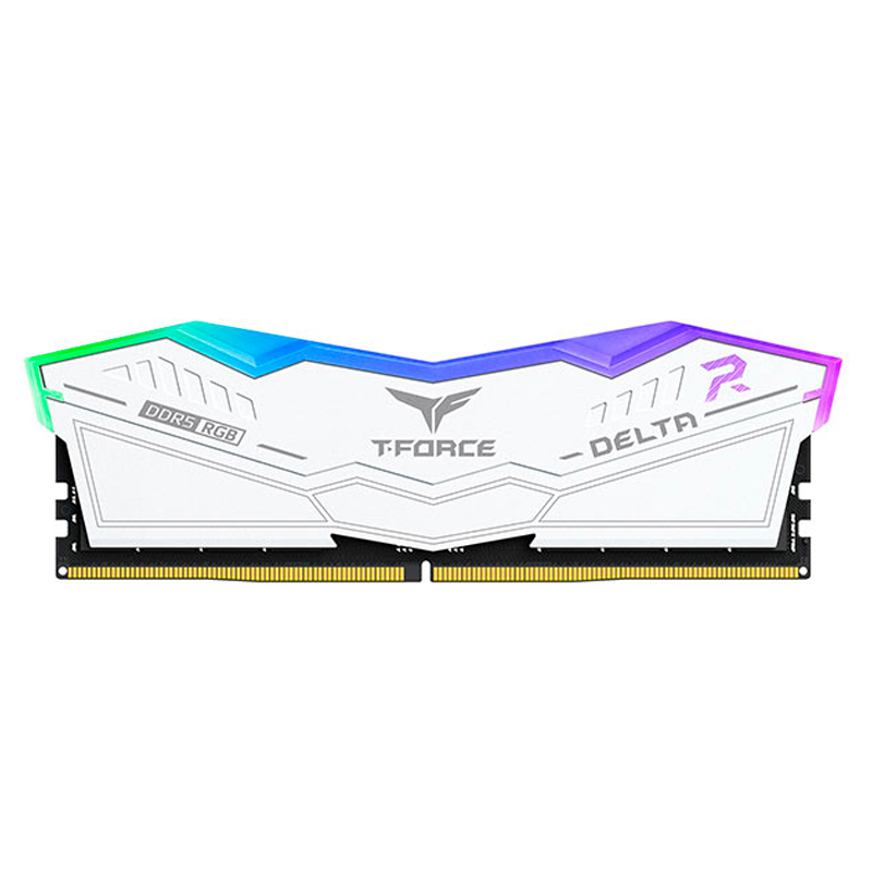 Memoria TEAMGROUP T-FORCE DELTA RGB DDR5, 16GB DDR5-5200MHz, PC5-41600, CL40, 1.25V
