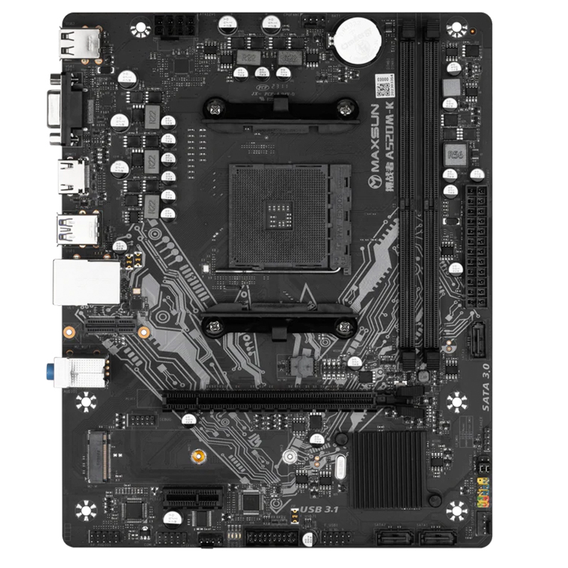 Motherboard MAXSUN Challenger A520M-K, Chipset AMD A520, Socket AMD AM4, mATX