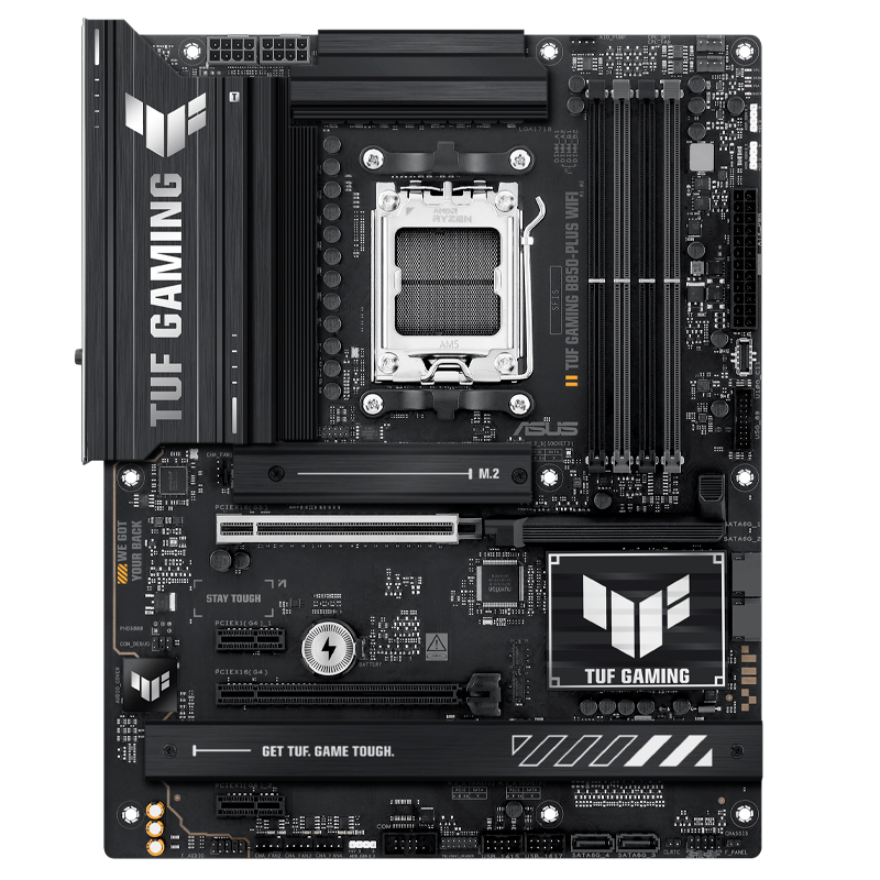 Motherboard ASUS TUF GAMING B850-PLUS WIFI, Chipset AMD B850, Socket AMD AM5, ATX