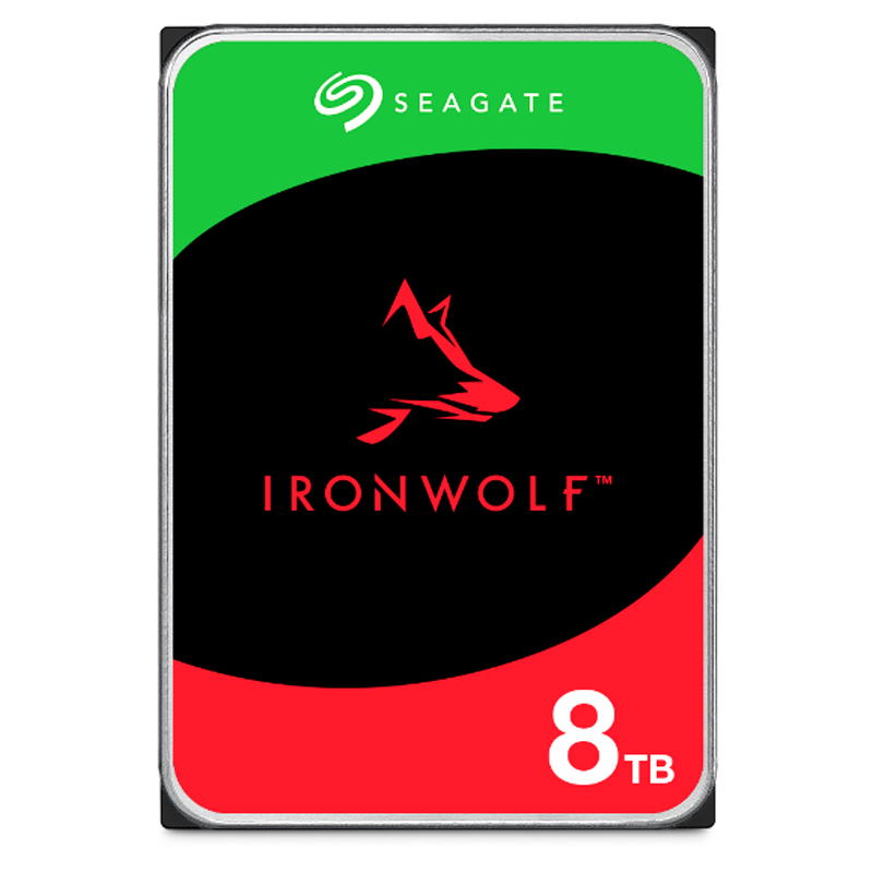 Disco duro Seagate Ironwolf NAS ST8000VN004, 8TB, SATA 6Gb/s, 7200rpm, 256MB Cache, 3.5".