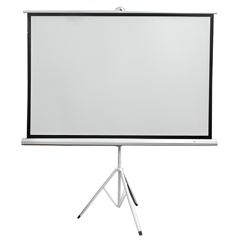 Ecran con Tripode TEROS TE-9063W, 1.56 x 1.17 metros, 4:3 (80"), blanco mate.