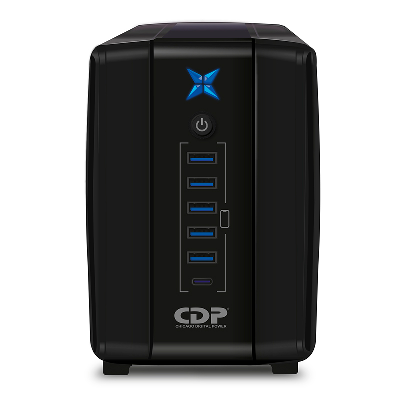 UPS CDP R-UPR758i, Interactivo, 750VA, 375W, 220Vca / 50/60Hz (Ajuste Automático)