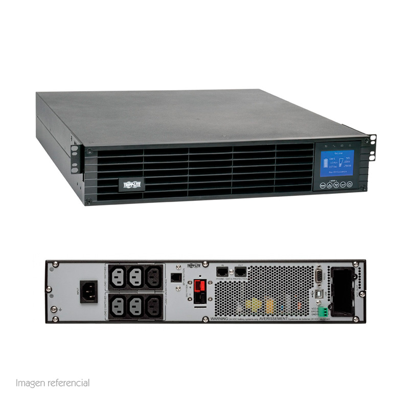 UPS Smart Tripp-Lite SUINT1000LCD2U, On-Line, 1 KVA, 900 W, 208V/230V, 2U.