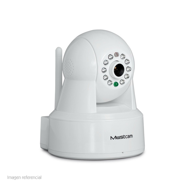 Cámara IP inalámbrica Mustcam H806P, Indoor, CMOS, Dia/Noche, 720p, H.264.