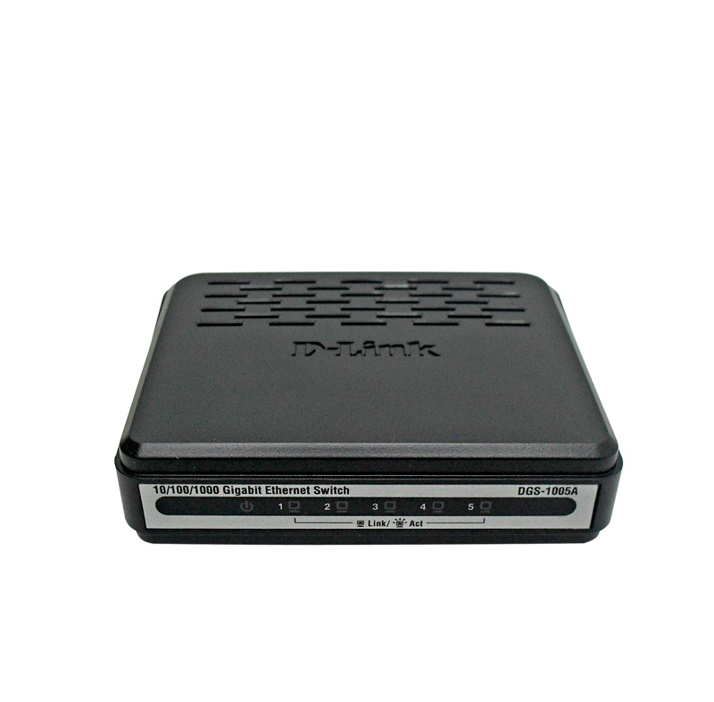 Switch D-Link DGS-1005A, 5 RJ-45 10/100/1000 Mbps, MDI/MDIX, CSMA/CD.
