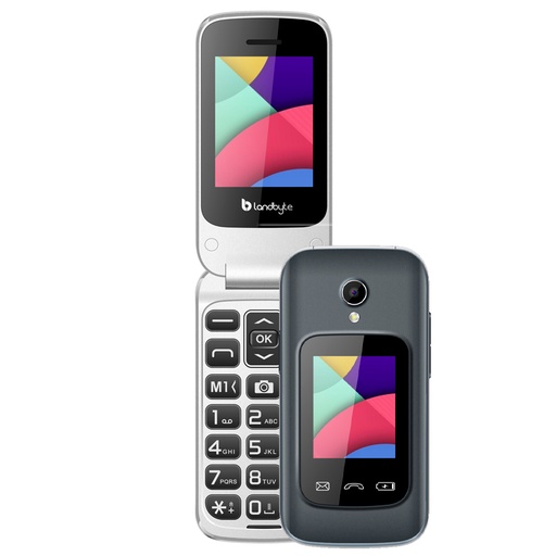 [ 434752] Teléfono celular Flip 4g LandByte LT1448, 1.77", Dual SIM, Radio FM, Desbloqueado.