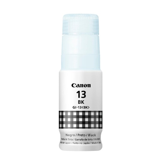 [ 399075] Botella de tinta Canon GI-13 / Color Negro / 70ml