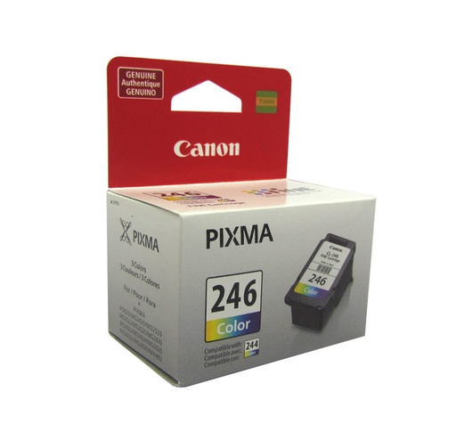[ 143663] Cartucho de tinta Canon CL-246, Tri-Color, FINE Technology, 180 paginas.