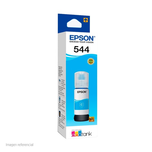 [ 276888] Botella de tinta EPSON T544220-AL, color Cian, contenido 65ml.