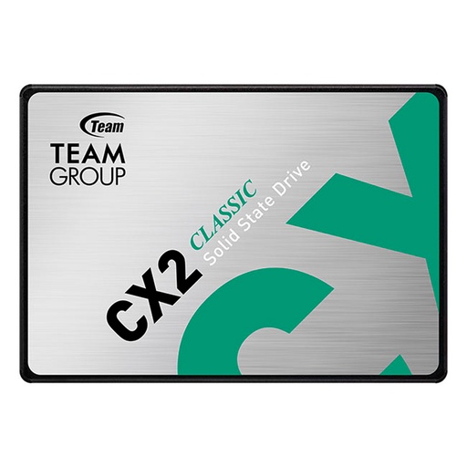 [ 351574] Unidad de estado solido Teamgroup CX2, 256GB, SATA 6.0 Gb/s, 2.5", ECC, DC +5V
