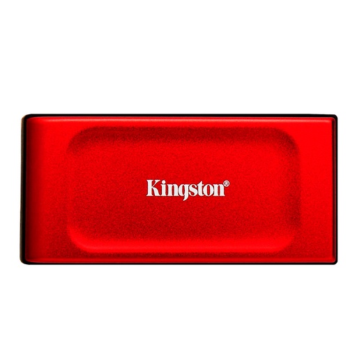 [ 455266] Unidad en estado sólido externa Kingston XS1000, 2TB, USB 3.2 Gen 2 Tipo-C, Color Rojo