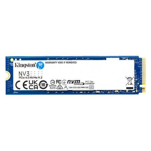 [ 452109] Unidad en estado solido Kingston 1000GB NV3 PCIe 4.0 NVMe M.2 SSD