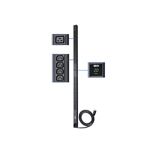 [ 124297] Unidad de distribución de energía Tripp-Lite PDUMV20HV, monofásico con medidor digital.