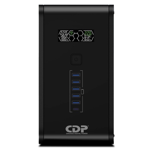 [ 479130] UPS Interactivo CDP (Chicago Digital Power) R-Smart 751i, 750VA / 375W