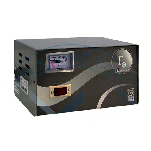 [ 33689] Estabilizador Elise - Fase FXE-10, Sólido, 1.0kVA, 4 tomas a 220VAC, 1 toma By-pass.