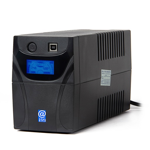 [ 372052] UPS Interactivo Elise @Fase, AUR-650-LCD-USB, 650VA / 360W, Puerto inteligente USB-HID.