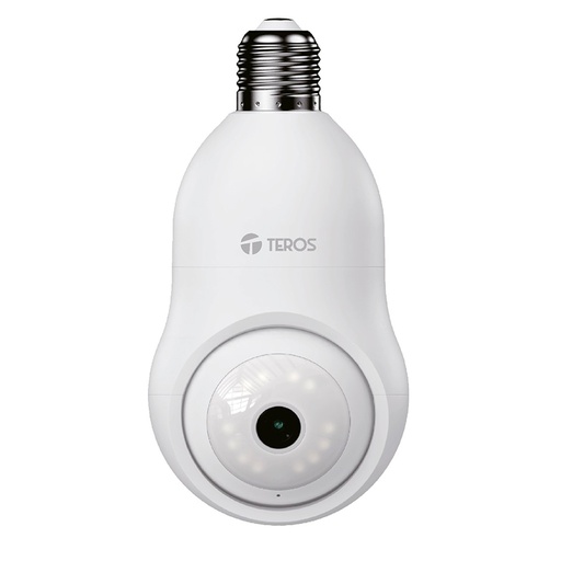 [ 424765] Cámara foco inteligente TEROS TE-90604W, socket E27, 3 MP, luz LED 5W, Wi-Fi