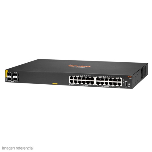 [ 384751] Switch HPE Aruba 6000 24G Class 4 PoE Power 370W / 4 x 1G/10G SFP / 24 x LAN GbE.