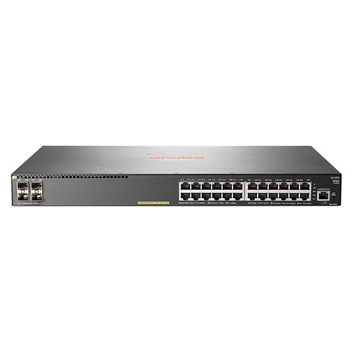[ 227040] Switch HPE Aruba 2930F, 24 RJ-45 GbE, 4 SFP+ 1/10GbE, PoE.