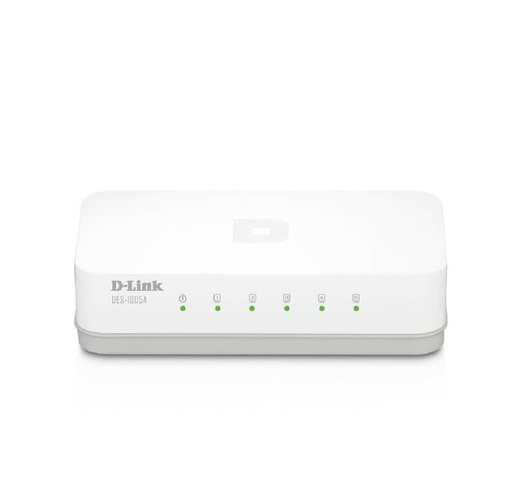 [ 63135] Switch D-Link DES-1005A, 5 RJ-45 10/100 Mbps, Auto MDI/MDI-X, Presentación en caja.