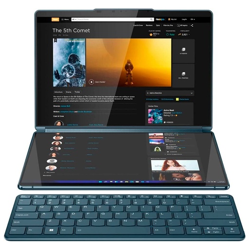 [ 417735] Notebook Lenovo Yoga Book 9 13IRU8, 2 x 13.3" 2.8K OLED Touch, Core i7-1355U 1.7/5.0GHz