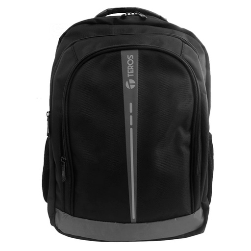 [ 373182] BACKPACK TEROS WORK BLACK/GREY TE-IDS18570, para notebooks de hasta 15.6"