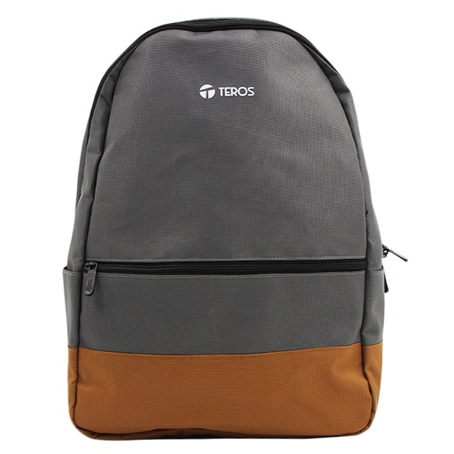 [ 440795] BACKPACK TEROS NOVA GREY/BROWN TE-ACS9020GR,para notebooks de hasta 15.6"