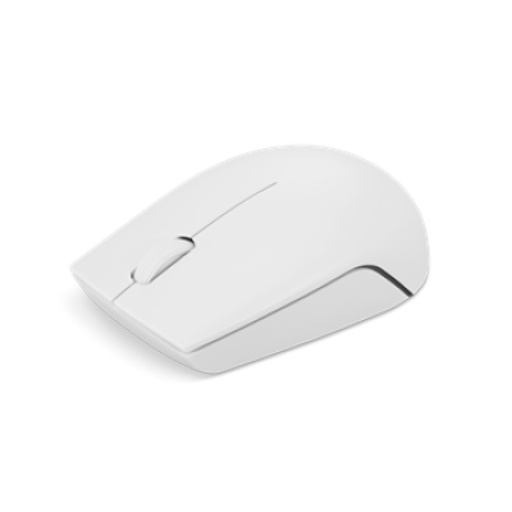 [ 431355] Mouse Inalambrico Compacto Lenovo 300, Color Gris Nube.