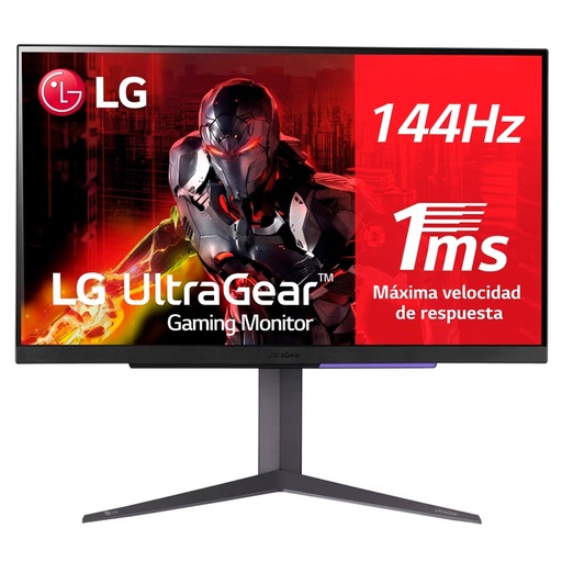 [ 424972] Monitor Gaming LG 27" UltraGear, UHD 4K IPS (3840x2160) 144Hz, HDMI x2, DP x1, HP-Out x1