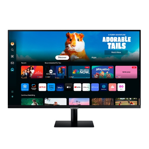 [ 451273] Monitor Smart Samsung M5 32" LCD FHD VA (1920x1080) HDMIx2/WiFi5/BT5.2/USBx2/Altavoz(10W)