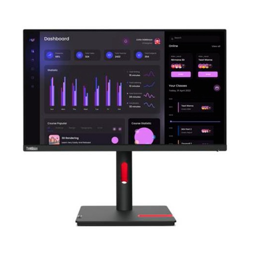 [ 407400] Monitor Lenovo ThinkVision T24i-30, 23.8" WLED IPS, 1 x HDMI, 1 x Displayport, 1 x VGA