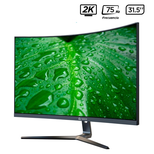 [ 461930] Monitor curvo TEROS TE-3251S, 31.5" 2K QHD VA, 75 Hz, 1 ms, HDMI, DP, USB