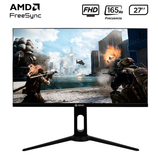 [ 441320] Monitor plano gaming TEROS TE-2752G, 27" FHD IPS, 165 Hz, 1 ms, HDMI, DP