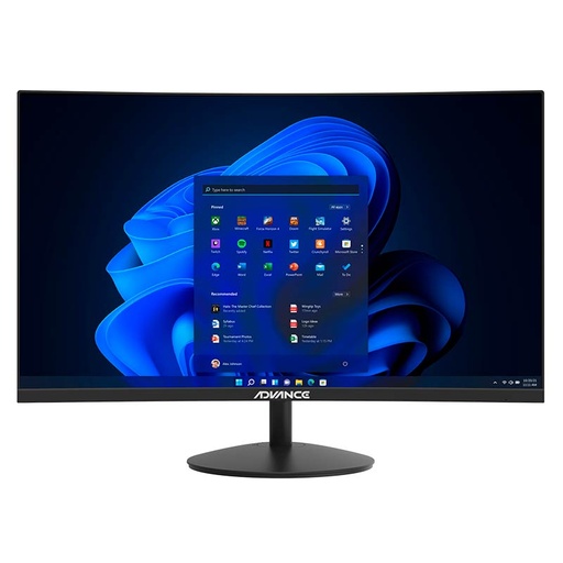 [ 452735] Monitor curvo Advance ADV-2751S, 27" VA FHD CURVO, HDMI, DP