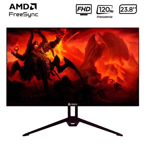 [ 452646] Monitor plano TEROS TE-2415S, 23.8" FHD IPS, HDMI, DP