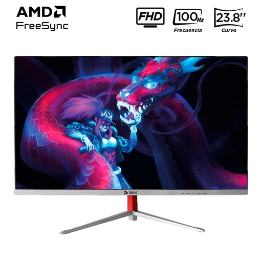 [ 442428] Monitor curvo TEROS TE-2402S, 23.8" FHD VA, HDMI, VGA