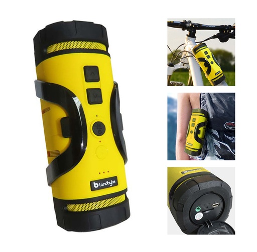 [ 190275] Parlante inalámbrico LandByte BV350, Bluetooth, Micro-SD, 3.5 mm, recargable.