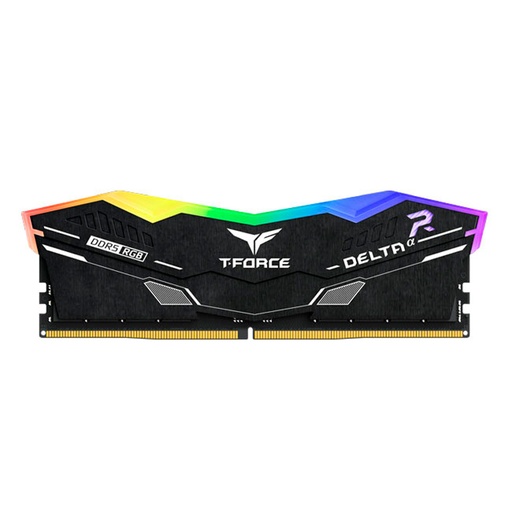 [ 425040] Memoria TEAMGROUP T-FORCE DELTAα RGB DDR5, 16GB DDR5-6000MHz, CL38, 1.25V, Negro.