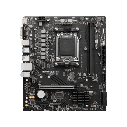 [ 469101] Motherboard MSI PRO B650M-B, Chipset AMD B650, Socket AMD AM5, mATX