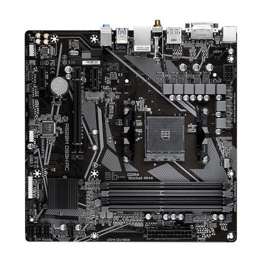 [ 447956] Motherboard Gigabyte A520M DS3H AC, AM4, DDR4, DVI-D, HDMI, DP, Micro-ATX