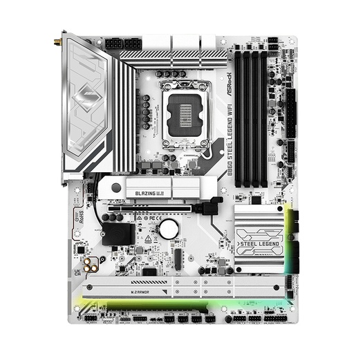 [ 475161] Motherboard ASROCK B860 Steel Legend WiFi, Chipset Intel B860, LGA 1851, HDMI, DP, ATX