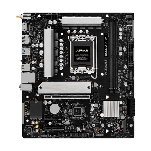 [ 475170] Motherboard ASROCK B860M-X WiFi, Chipset Intel B860, LGA 1851, HDMI, DP, ATX
