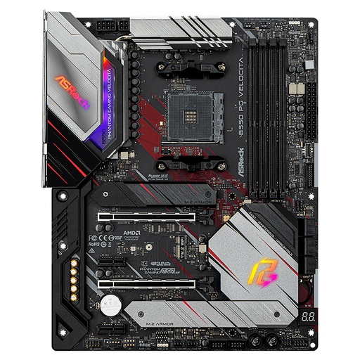 [ 458470] Motherboard ASROCK B550 PG Velocita, Chipset AMD B550, Socket AMD AM4, ATX