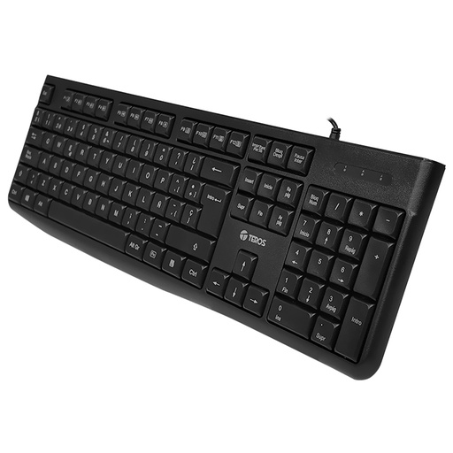 [ 427319] Teclado estándar TEROS TE-4067S, USB 2.0, negro