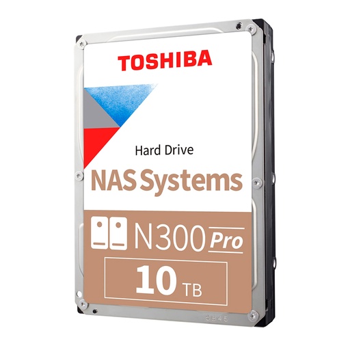 [ 441340] Disco duro Toshiba N300 PRO NAS, 10TB, SATA 6.0Gb/s, 7200rpm, 512MB Cache, 3.5".
