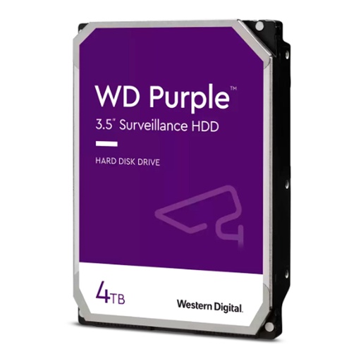 [ 418557] Disco duro Western Digital WD Purple, 4TB, SATA 6.0 Gb/s, 256MB Cache, 5400 rpm, 3.5".