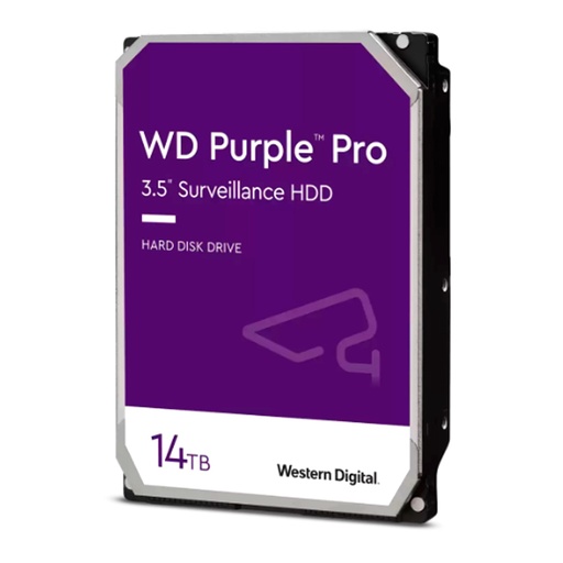 [ 436779] Disco duro Western Digital WD Purple Pro 14TB, SATA 6.0 Gb/s, 512MB Cache, 7200 rpm, 3.5".
