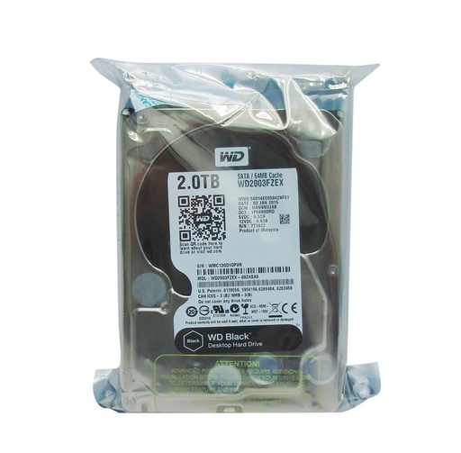 [ 145225] Disco duro Western Digital Black, 2TB, SATA 6 Gb/s, 7200 RPM, 3.5".
