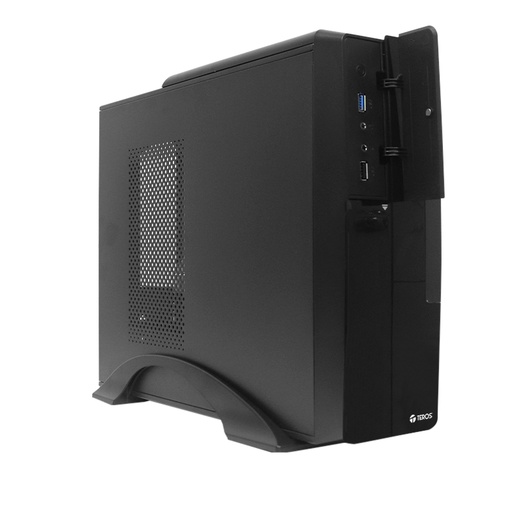 [ 459563] Case TEROS TE-1039S, Slim, 250 W, USB 3.0 / USB 2.0, audio HD, DVD, negro